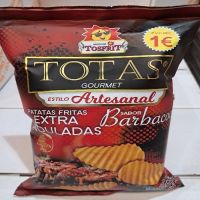 TOTAS EXTRA ONDULADAS BBQ 100Gr. 10Ud. EURO.