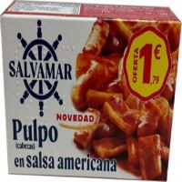 PULPO CAB. EN SALSA AMERICANA OL120 P.V.P 1.79EUR