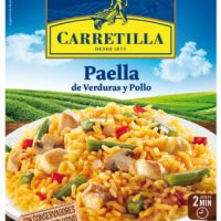 PLATO PAELLA DE VERDURAS Y POLLO 250Gr.