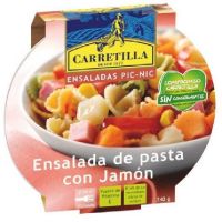 ENSALADA DE PASTA CON JAMON 240GR.